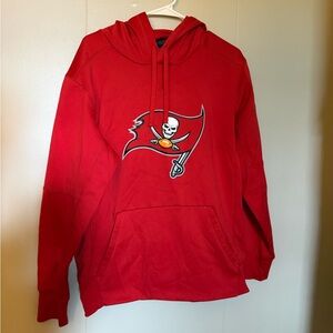 NFL Red Men's Hoodie with Team Logo